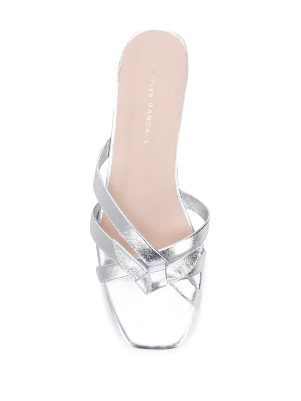 loeffler randall metallic sandals