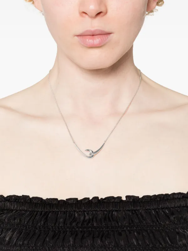 Shaun Leane Hook ペンダント ネックレス | シルバートーン | FARFETCH JP