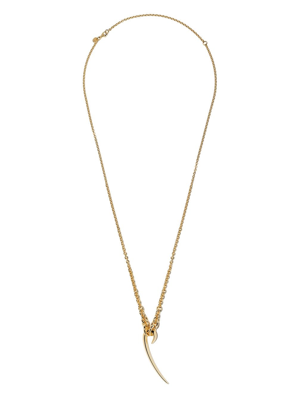 Shaun Leane Hook Pendant Necklace In Gold