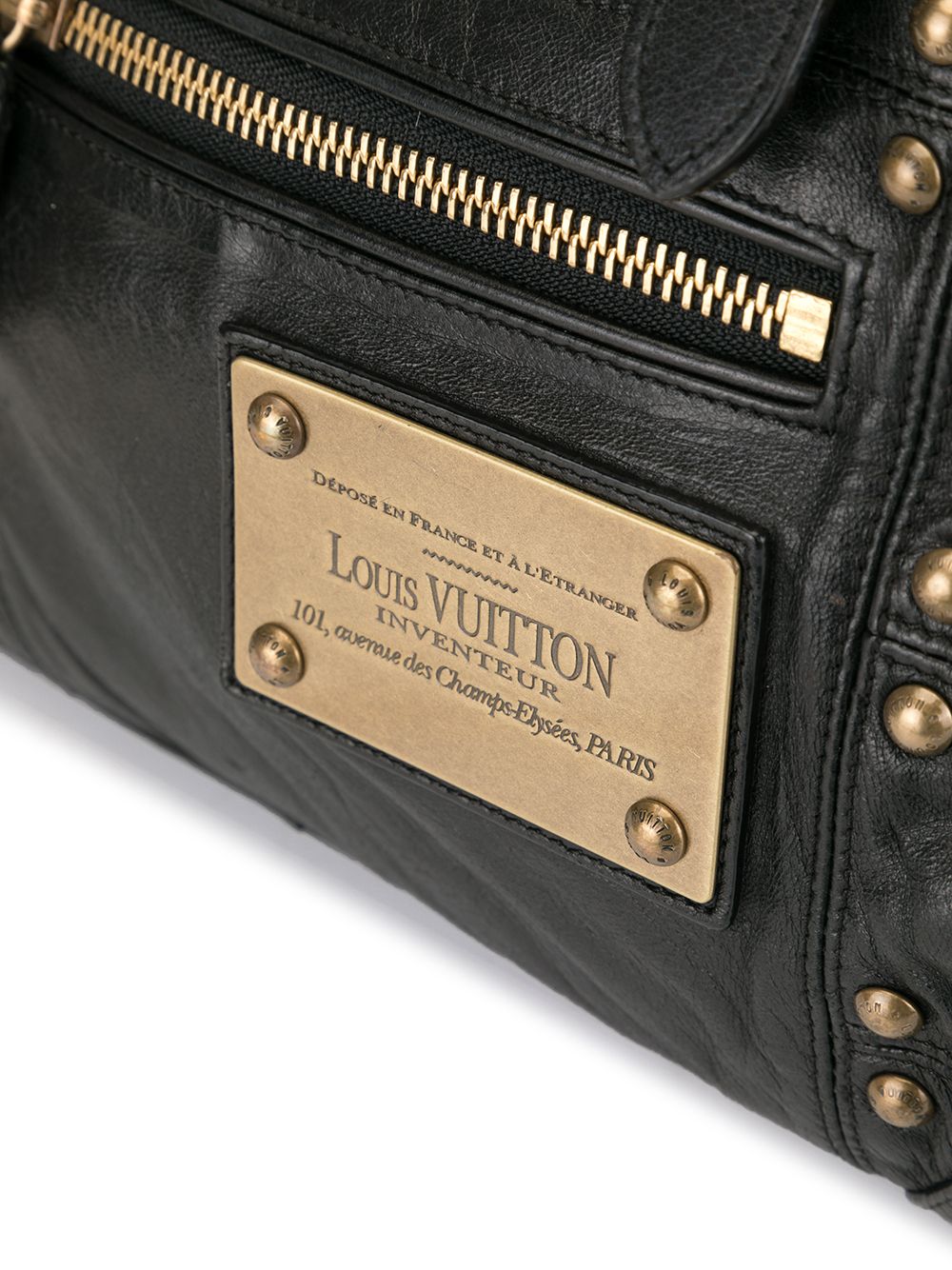 Sell Louis Vuitton Rivet Studded Shoulder Bag - Off-White