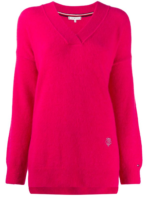 tommy pink jumper