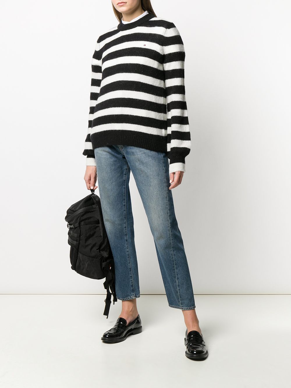 фото Tommy Hilfiger striped crew-neck jumper