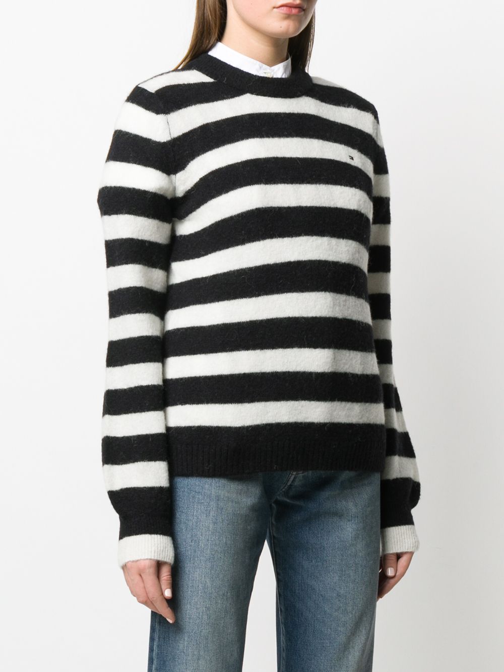 фото Tommy Hilfiger striped crew-neck jumper