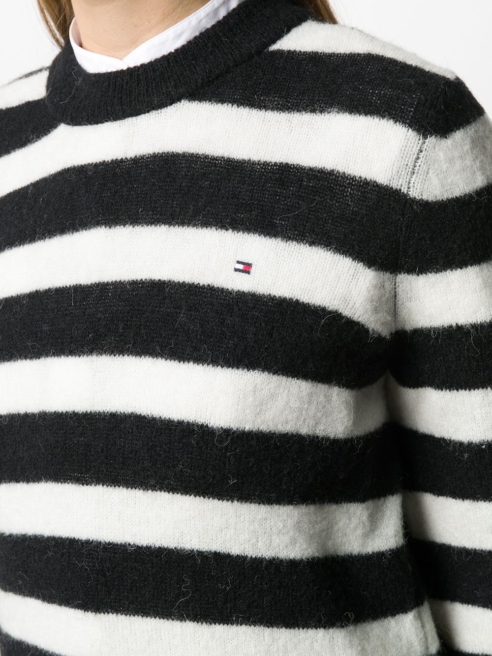 фото Tommy Hilfiger striped crew-neck jumper