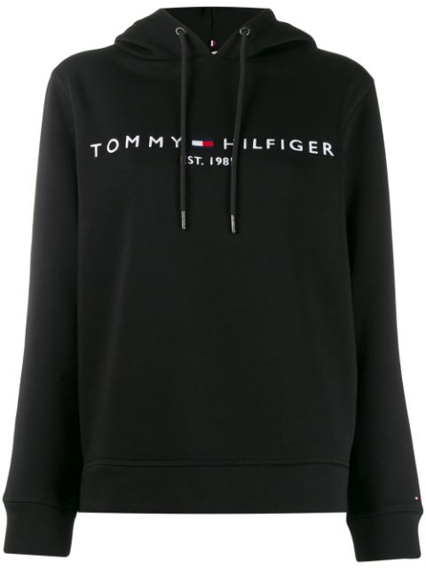 Tommy Hilfiger Embroidered Logo Hoodie - Farfetch