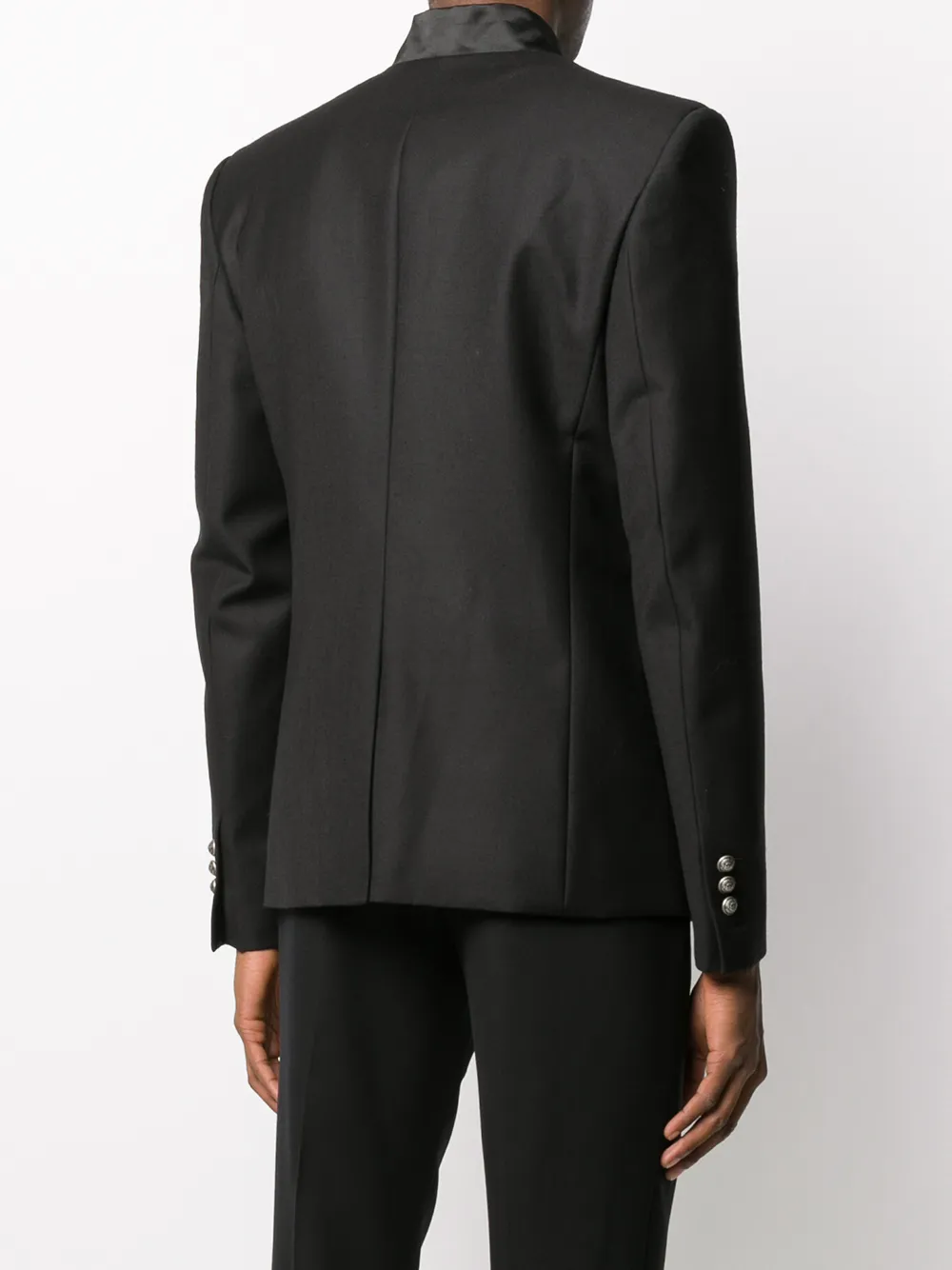 Balmain Blazer met dubbele rij knopen Zwart
