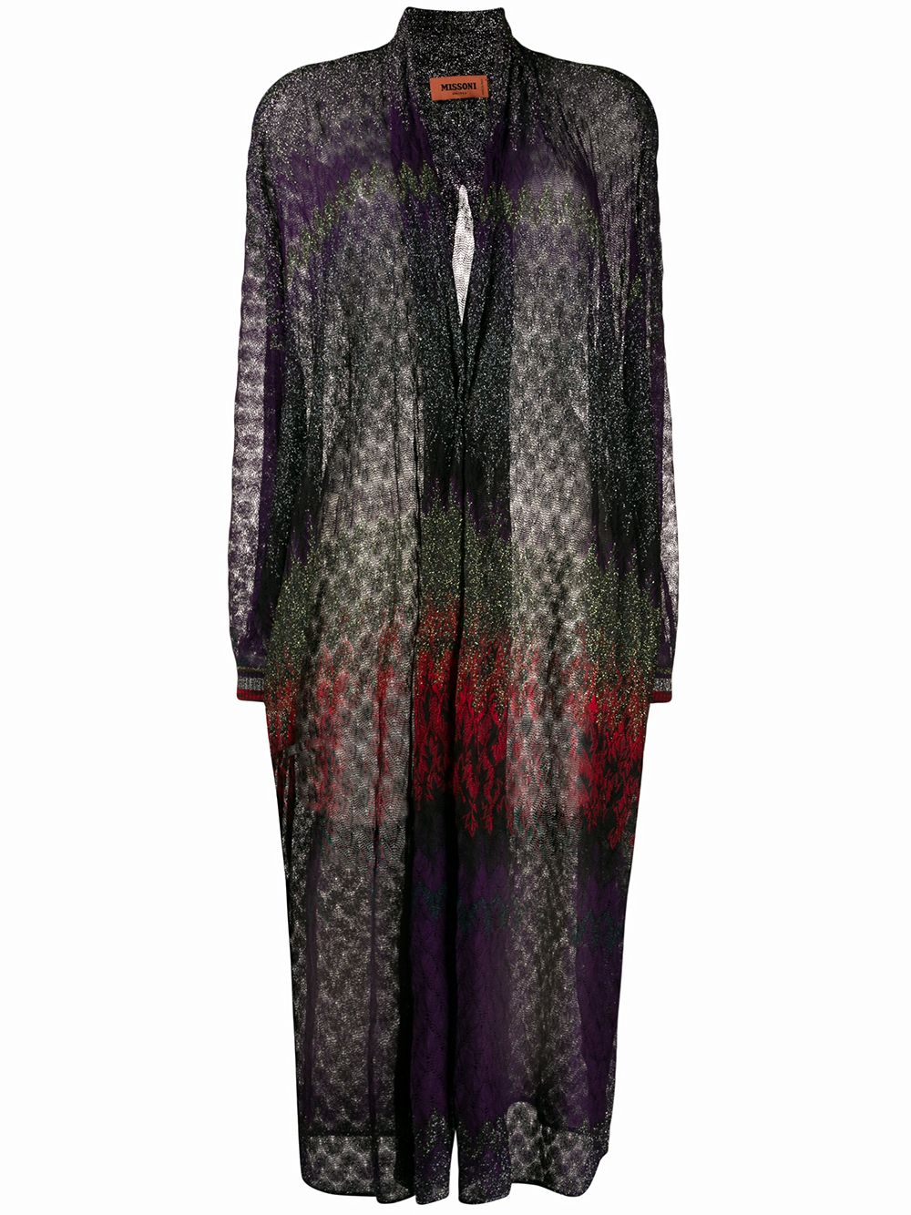 фото Missoni длинный кардиган с блестками