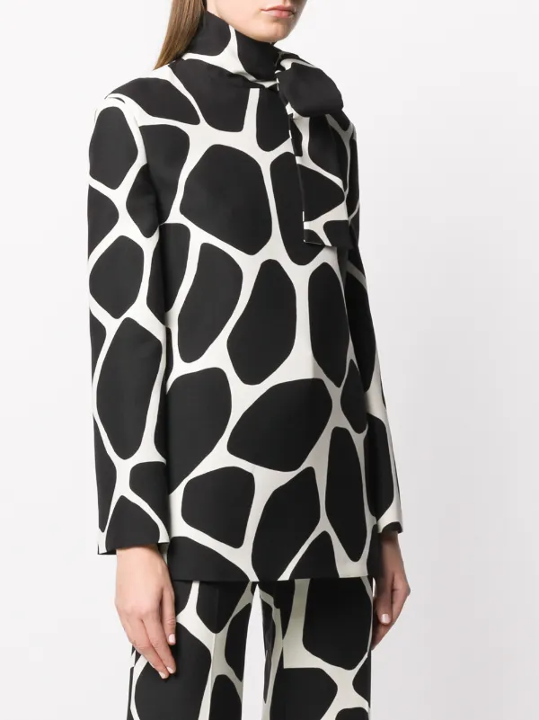 valentino giraffe print