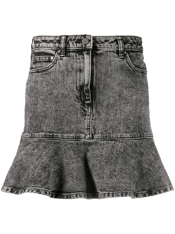 Michael Kors Denim Button Front Skirt 2024 asemediads