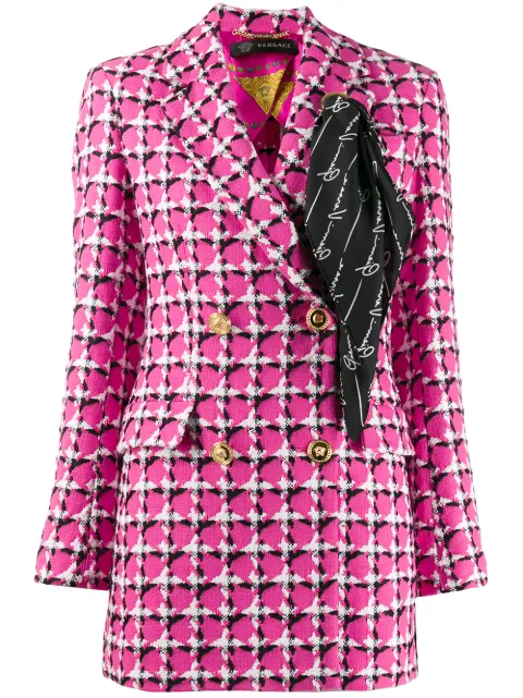 versace pink blazer
