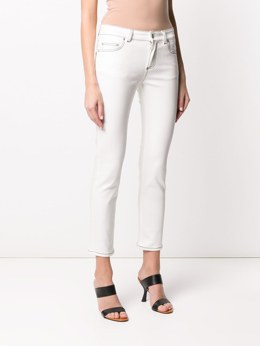 Alexander McQueen Low Rise Cropped Jeans - Farfetch