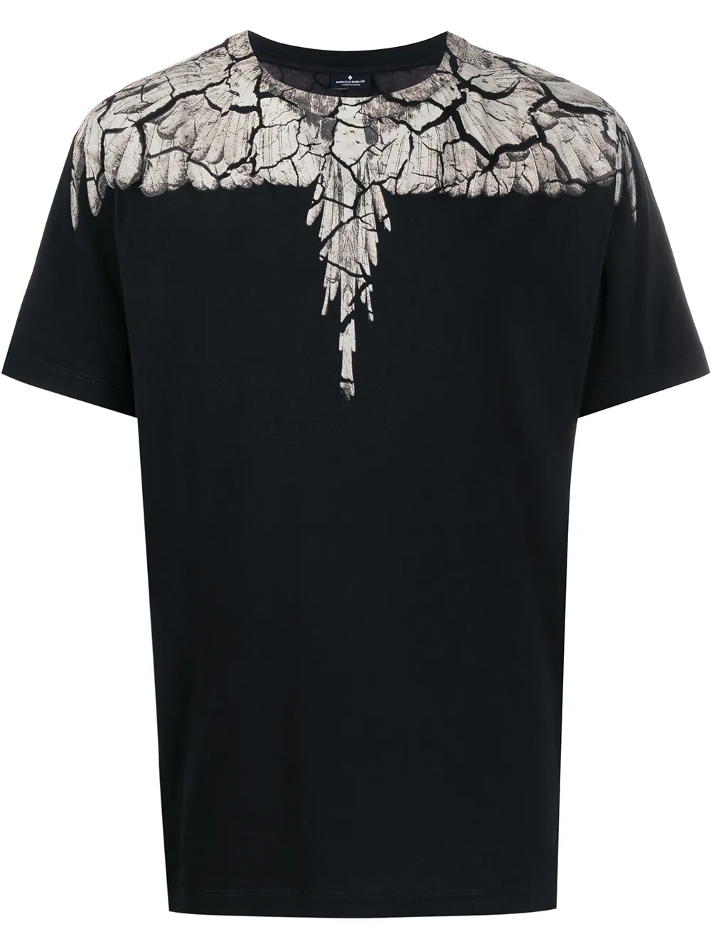 COUNTY OF MILAN 'Earth Wings' T-Shirt - Schwarz