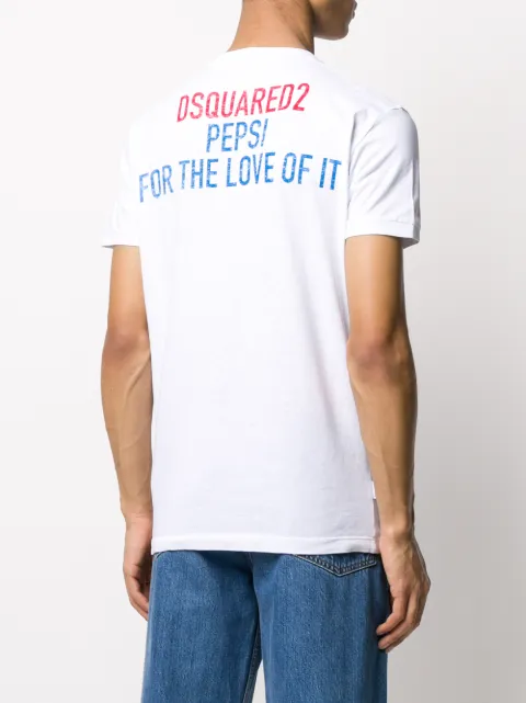 Shop Dsquared2 X Pepsi logo T-shirt 