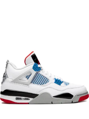 blue red black white jordan 4