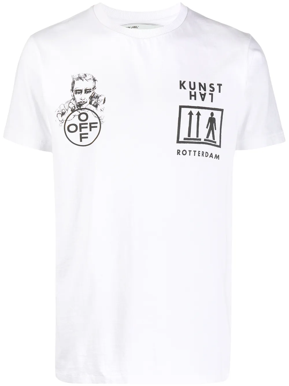 Off-white X Kunsthal Museum Graphic Print T-shirt In White | ModeSens