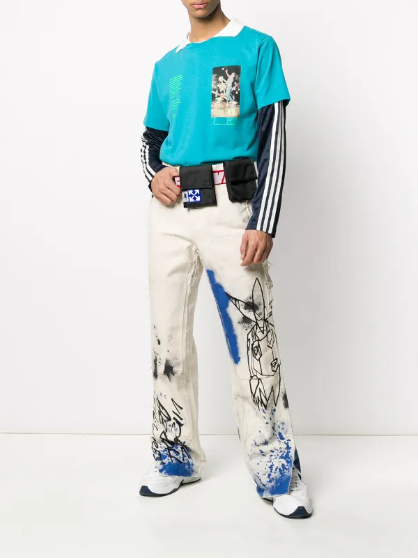 white jeans loose fit