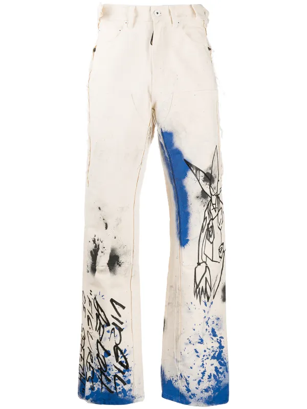 white jeans loose fit