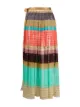 الصورة 2 من Missoni Mare تنورة طويلة مخططة ومنسوجة