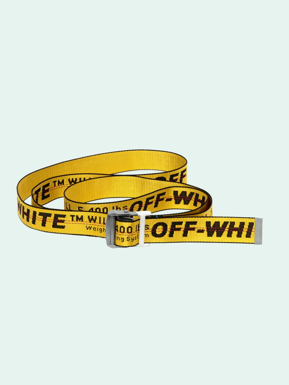 EXCLUSIVE INDUSTRIAL BELT in yellow | Off-White™ Official BY