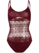 Image 1 of Missoni Mare sheer panelled one piece