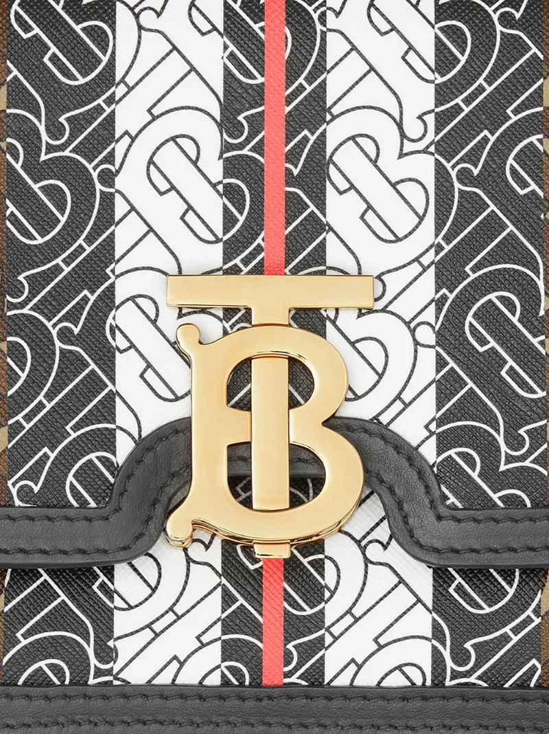 burberry small monogram stripe tb crossbody bag