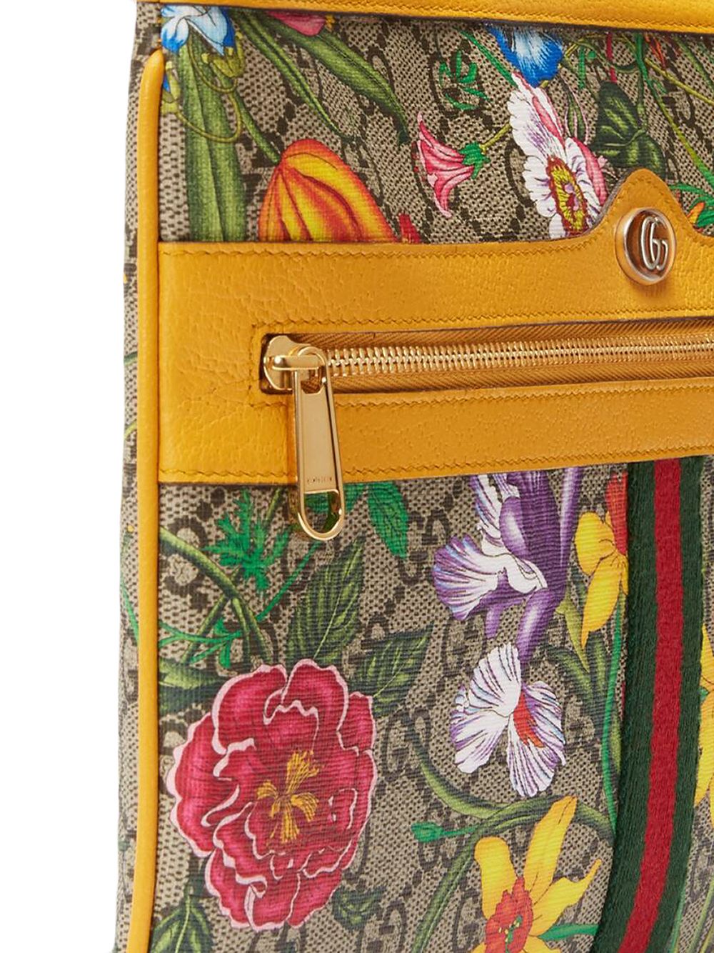 фото Gucci клатч ophidia с принтом flora