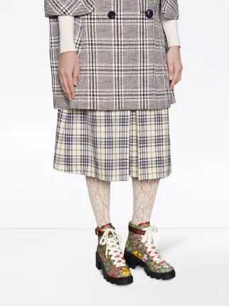 gucci flora ankle boot