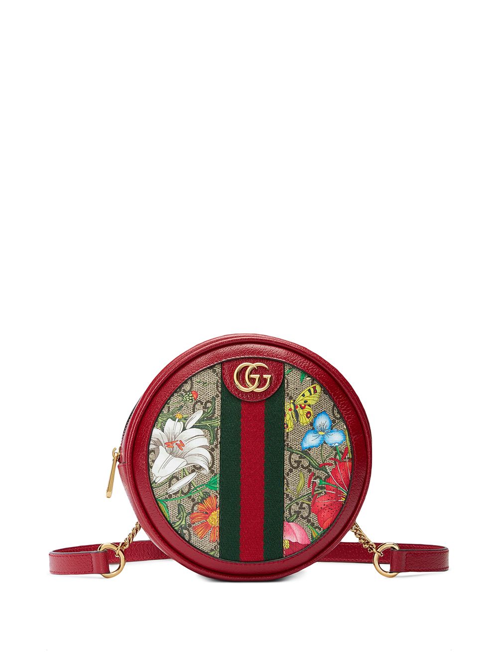red gucci luggage