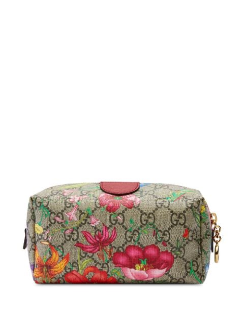 gucci floral cosmetic case