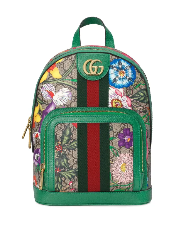 gucci green backpack