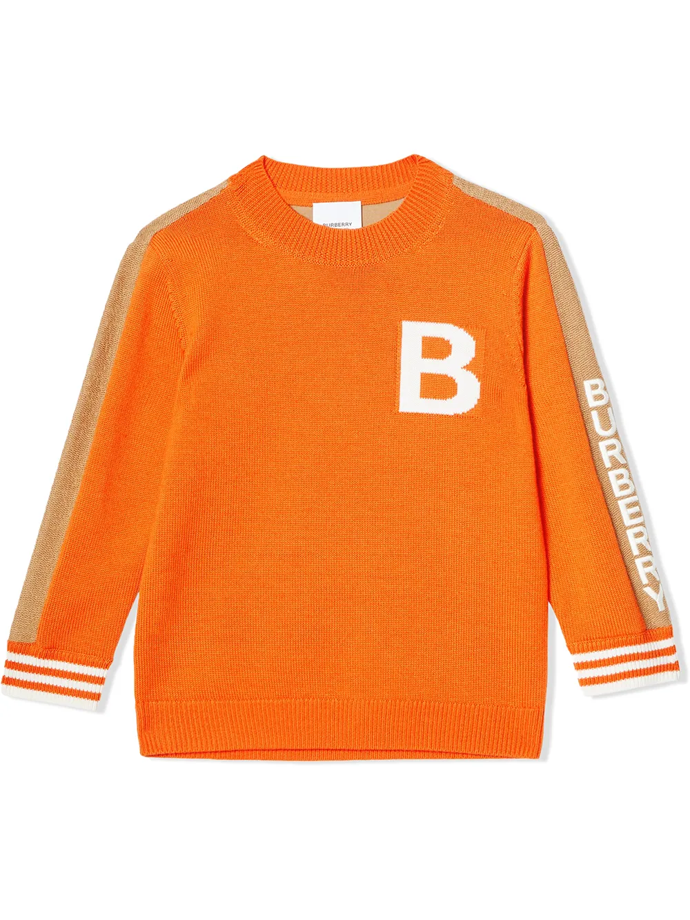 burberry sweater kids orange