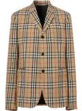 Burberry Vintage Check tailored blazer - Neutrals