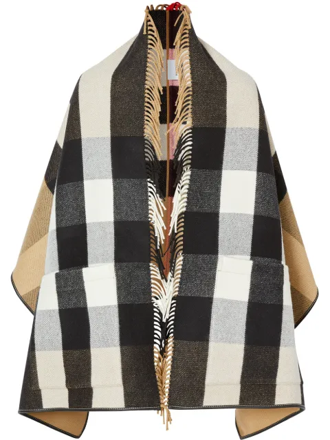 burberry poncho cape