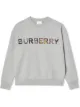 الصورة 1 من Burberry Kids سويت شيرت بتطريز كاروهات بشعار الماركة