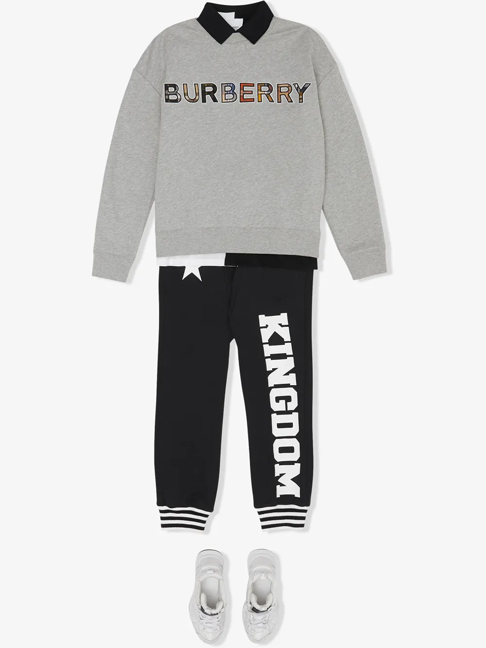 фото Burberry kids толстовка с логотипом