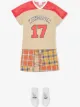 الصورة 2 من Burberry Kids تيشيرت بطبعة متباينة اللون