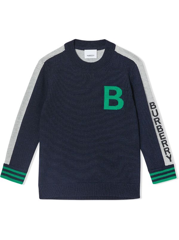 burberry sweater kids green