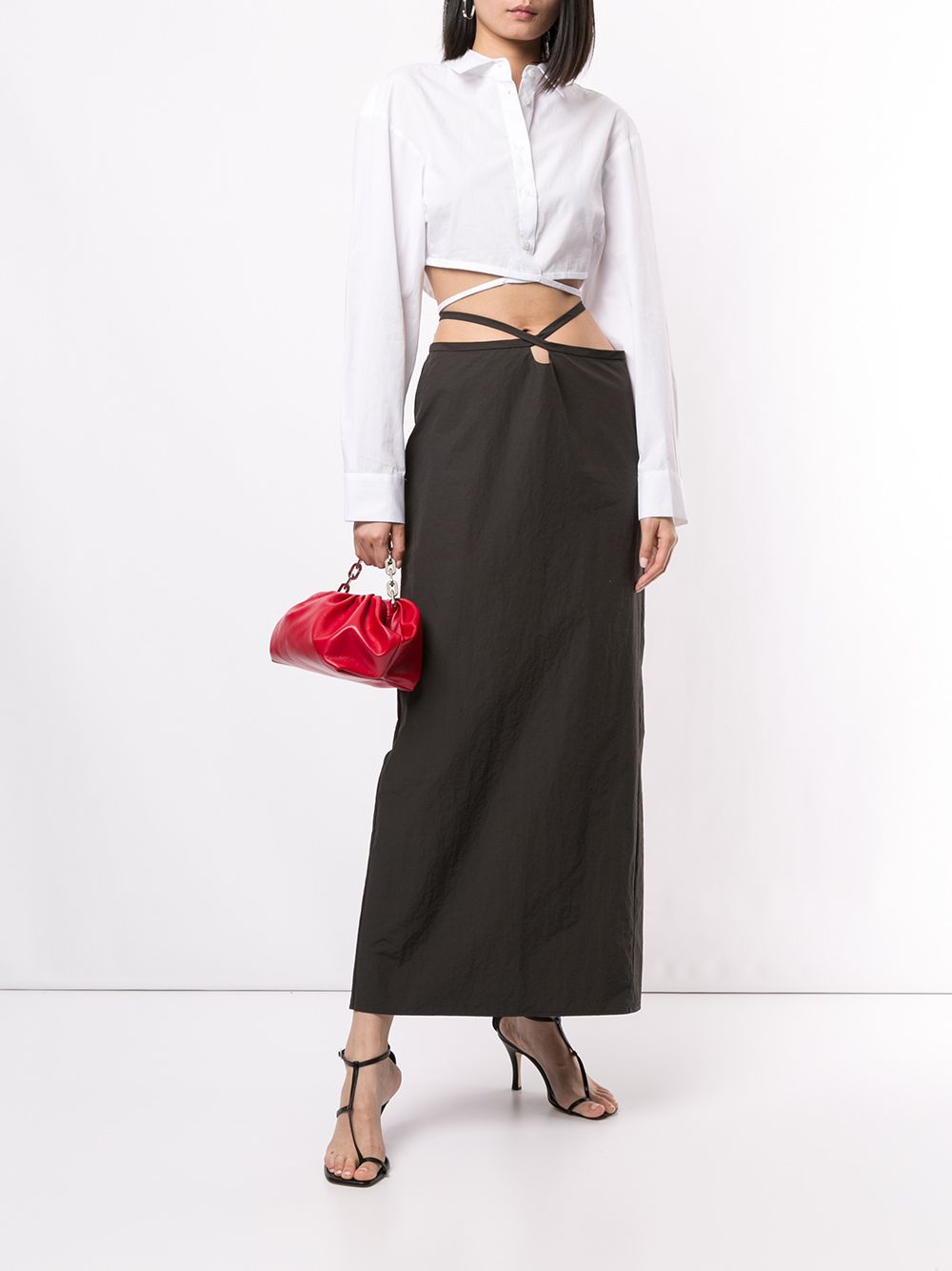 Shop Christopher Esber wrapped waist shirt with Express Delivery - FARFETCH