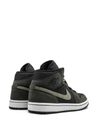air jordan 1 mid military olive green