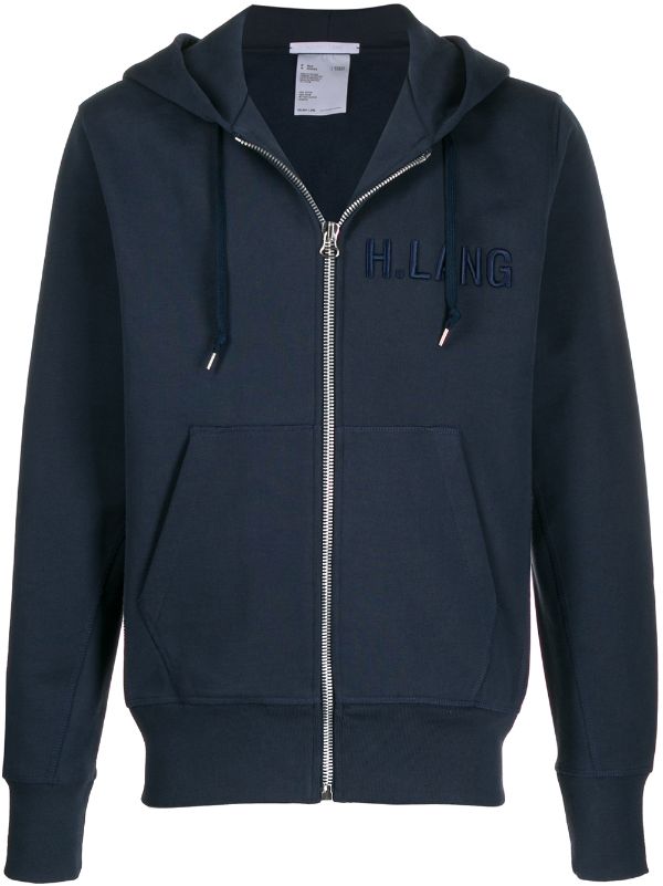 blue helmut lang hoodie