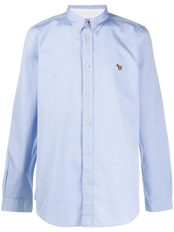 white button down collared shirt