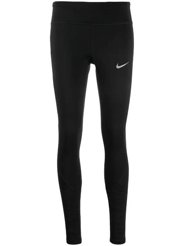 nike logo print leggings
