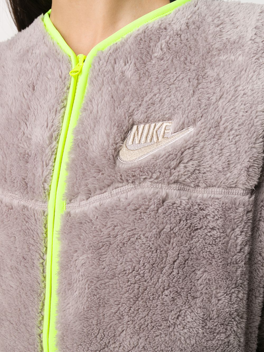 фото Nike флисовая толстовка plush на молнии