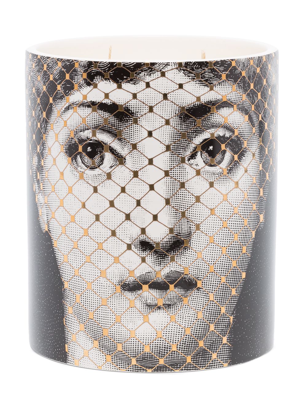 фото Fornasetti свеча otto golden burlesque