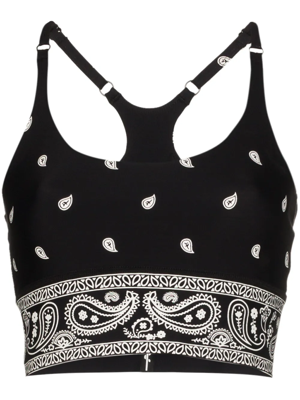 фото Adam selman sport paisley print core cami top