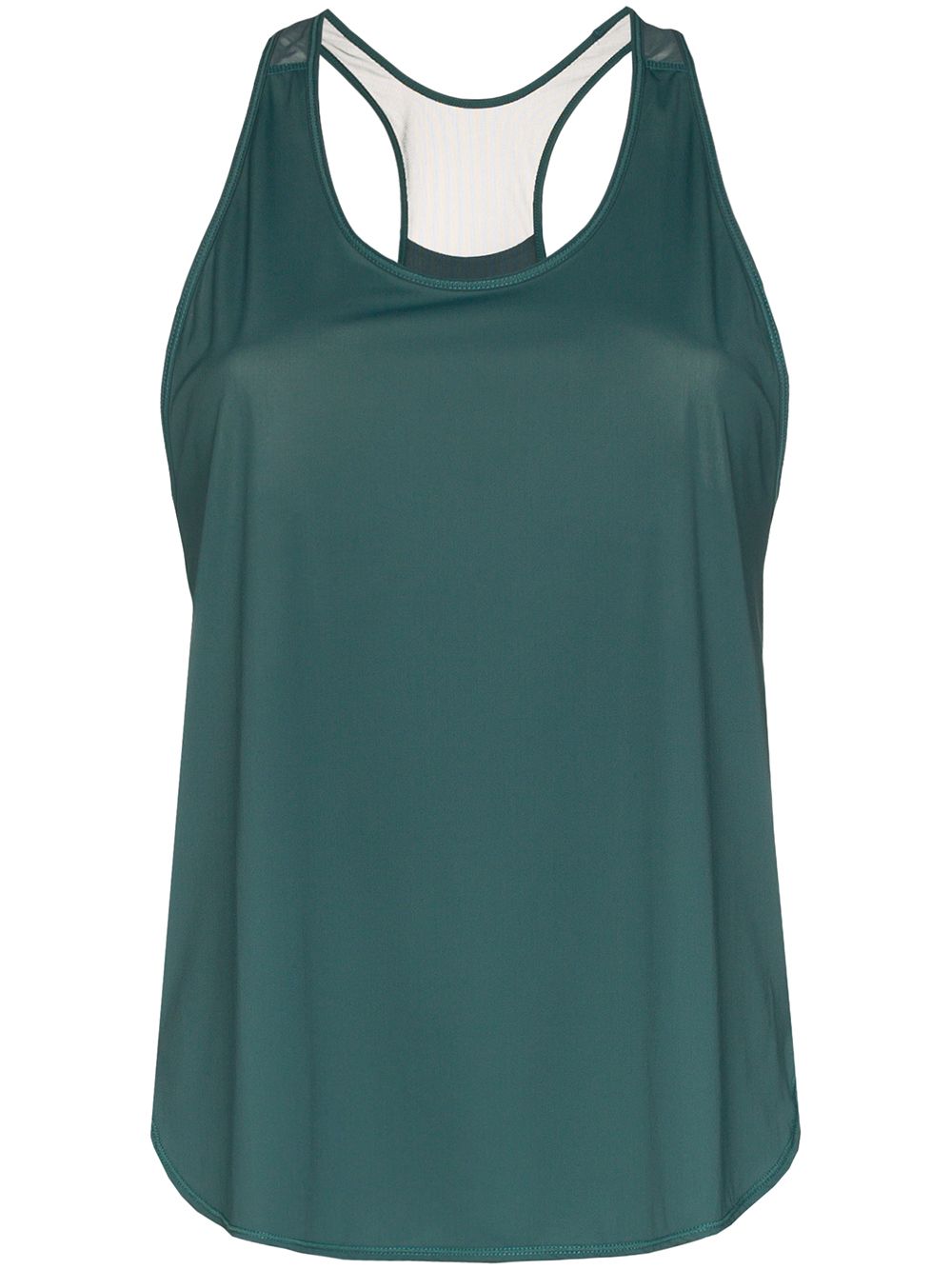 Shop Nimble Activewear Tanktop In Netzoptik In Green