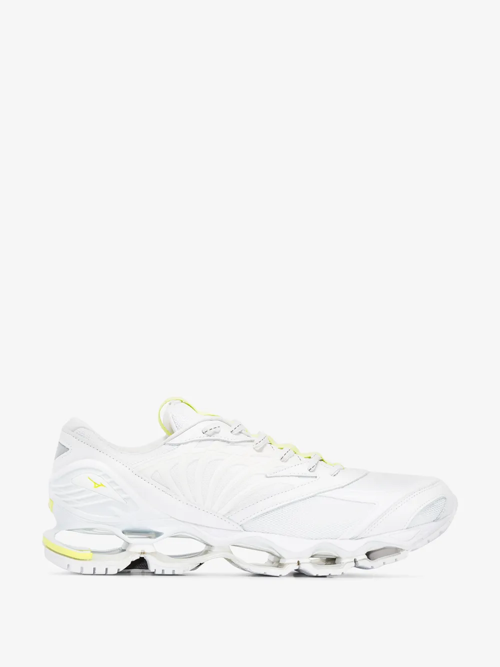 MIZUNO MIZUNO X FUTUR WHITE WAVE PROPHECY LEATHER SNEAKERS,D1GD19450114728359