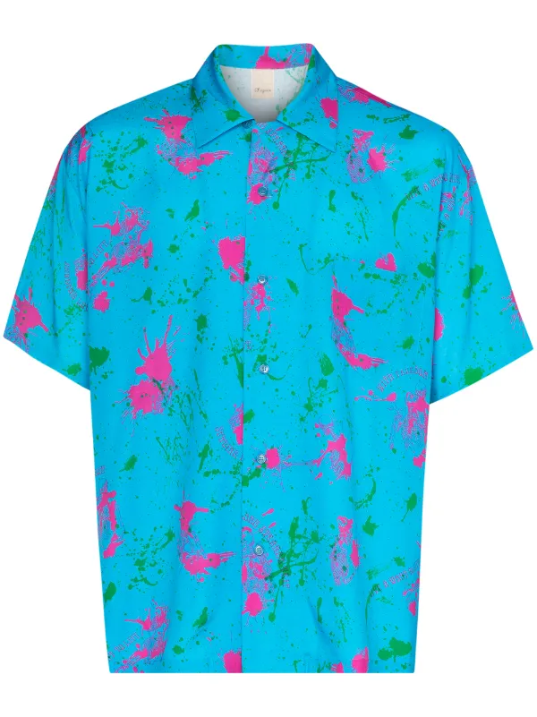 Iroquois Dead Rose Printed Shirt Ss20 Farfetch Com