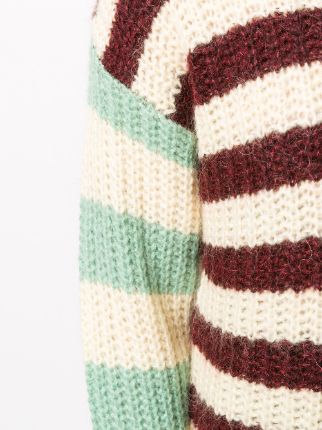 colour-block striped jumper展示图