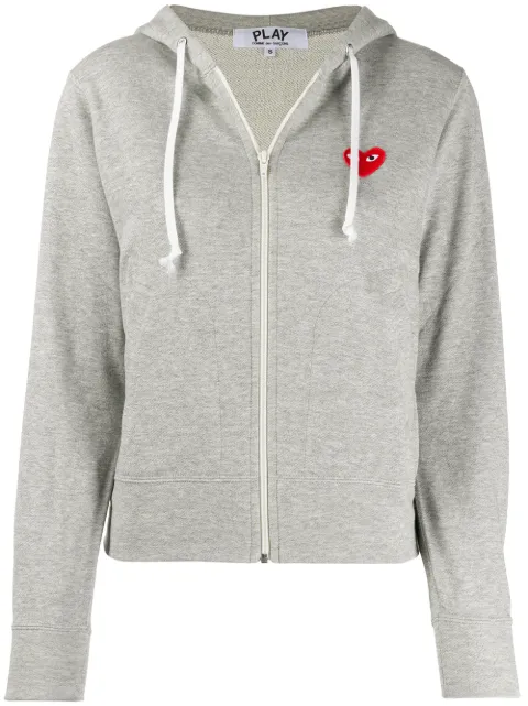 Comme Des Garçons Play sudadera con capucha y cierre